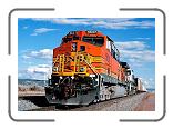 BNSF 5637 West, stopped at Pedro Siding, north of Newcastle, WY. September 2003 * 800 x 548 * (155KB)